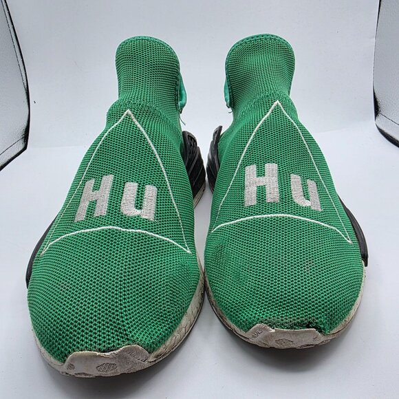 Adidas Pharrell x NMD Human Race Green Mens Size 9 Sneaker Shoes Casual Walking - Picture 2 of 13